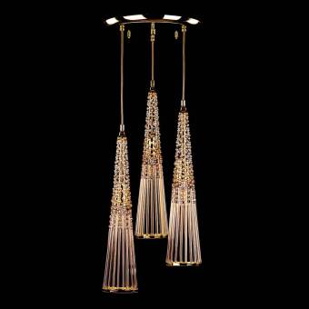 Светильник ArtGlass AMADEUS 02-CH-PB-CE+CC+8003
